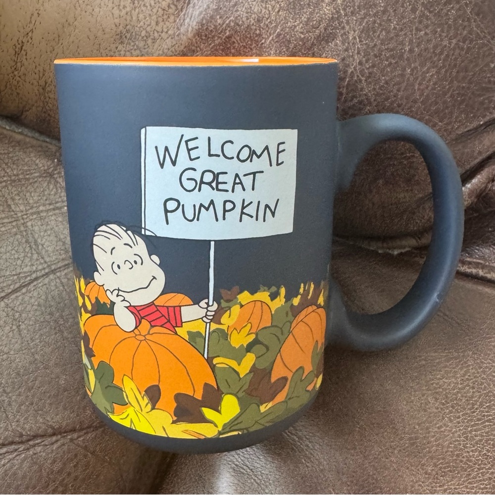 Welcome Great Pumpkin - Peanuts Soft Touch Halloween Mug